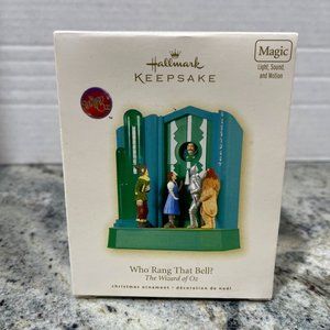 Hallmark The Wizard of Oz 2008 Who Rang That Bell? Magic Xmas keepsake ornament